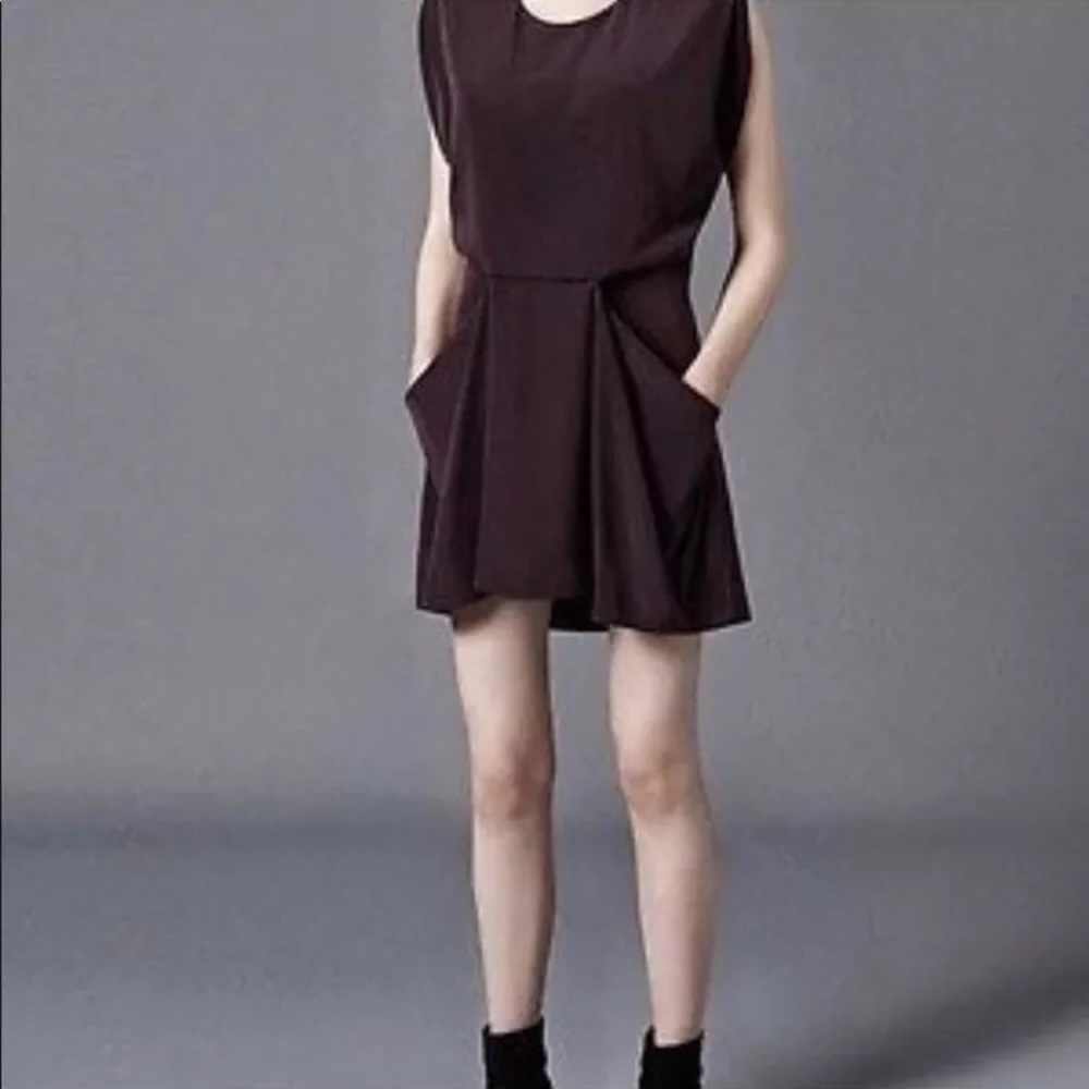 All Saints Saelde Dress Oxblood US Size 6